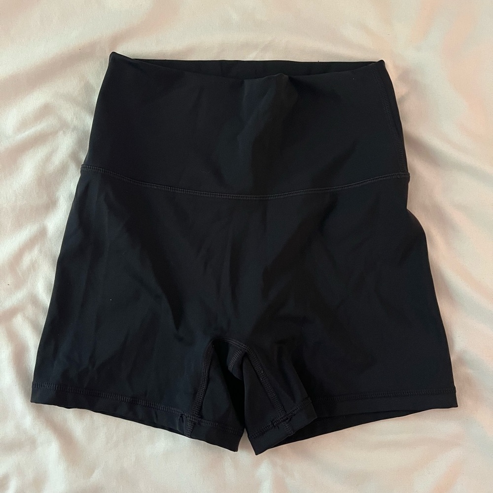 Aerie Offline Black Biker Shorts